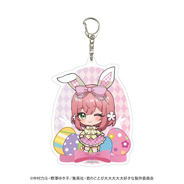 『君のことが大大大大大好きな100人の彼女』デカアクリルキーホルダー02/花園 羽香里(ミニキャライラスト)