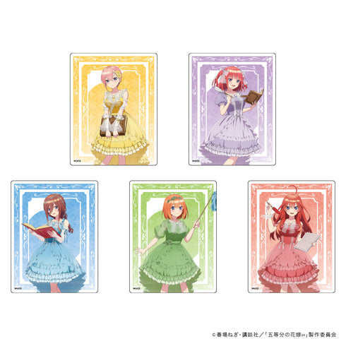『五等分の花嫁∽』アクリルカード03/本の守り人ver. ブラインド(全5種)(描き下ろしイラスト)【BOX】【202607再販】