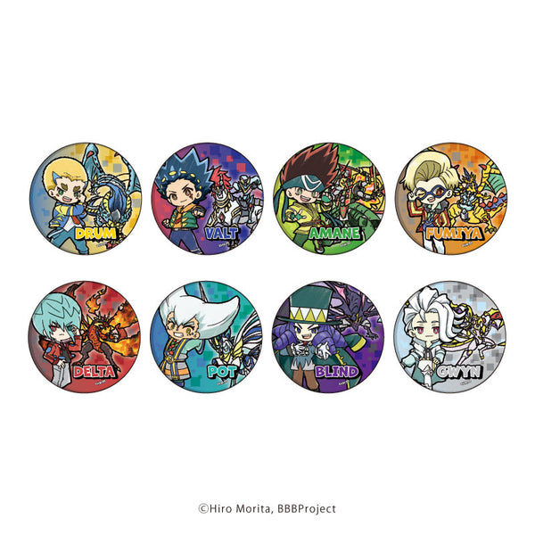 『ベイブレードバースト ガチ』缶バッジ16/BOX(全8種)(グラフアートイラスト)