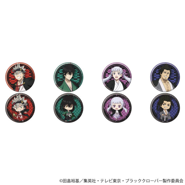 『ブラッククローバー』缶バッジ05/ぴえろ45周年ver. BOX(全8種)(描き下ろし&描き起こしイラスト)