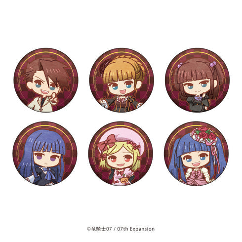 『うみねこのなく頃に』缶バッジ30/ブラインド(全6種)(レトロアートイラスト)【BOX】【202607再販】