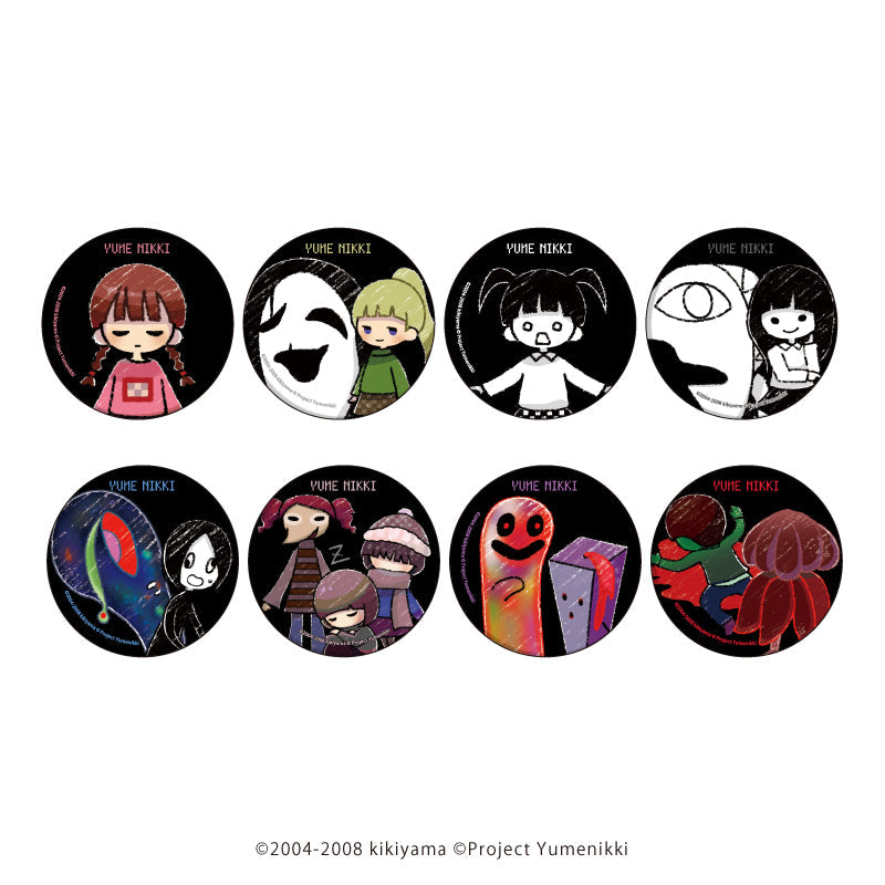 ☆1点限り☆ ゆめにっき 01 グラフアートイラスト 缶バ 個入りBOX 386 ゆめにっき』缶バッジ01/BOX(全8種)(グラフアートイラスト