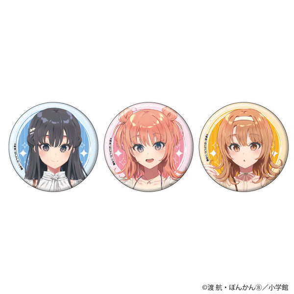 『やはり俺の青春ラブコメはまちがっている。』缶バッジ3個セット01/雪乃&結衣&いろは(描き下ろしイラスト)