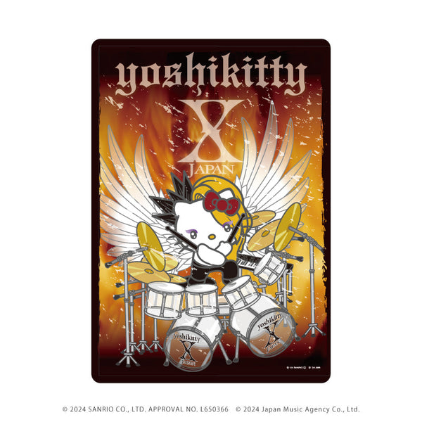 『yoshikitty』硬質クリアケース01/ドラムデザイン(公式イラスト)