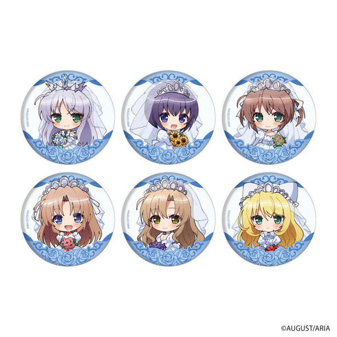 『夜明け前より瑠璃色な』缶バッジ01/ウェディングドレスver. ブラインド(全6種)(ミニキャライラスト)【BOX】【202607再販】