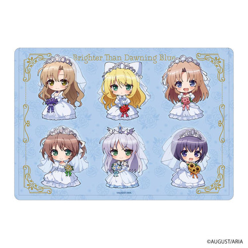 『夜明け前より瑠璃色な』キャラクリアケース01/集合デザイン ウェディングドレスver.(ミニキャライラスト)