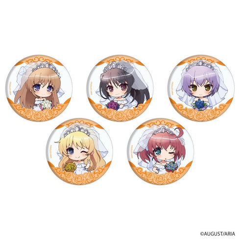 『大図書館の羊飼い』缶バッジ01/ウェディングドレスver. BOX(全5種)(ミニキャライラスト)