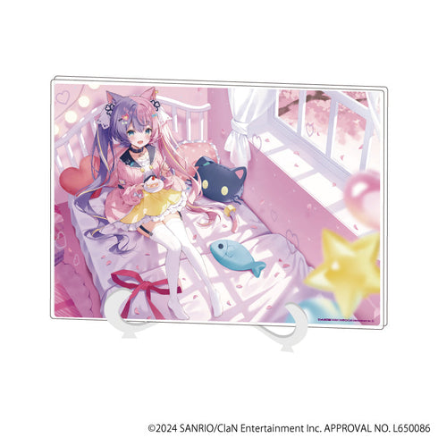 『にゃんたじあ!』アクリルアートボード(A5サイズ)01/若魔藤あんず 2024誕生日ver.(公式イラスト)