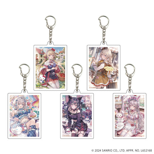 『ももこ×サンリオキャラクターズ』アクリルキーホルダー01/ブラインド(全5種)(コラボイラスト)【BOX】【202607再販】