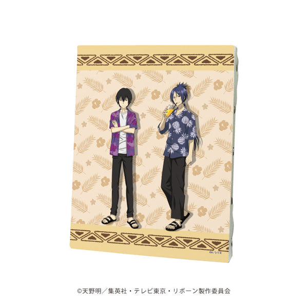 『家庭教師ヒットマンREBORN!』キャンバスボード08/雲雀恭弥&六道骸(10年後) アロハシャツver.(描き下ろしイラスト)