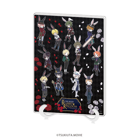 『ツキウタ。RABBITS KINGDOM THE MOVIE』アクリルアートボード(A5サイズ)『「ツキウタ。」劇場版RABBITS KINGDOM THE MOVIE』01/集合デザイン(グラフアートイラスト)