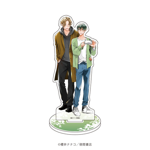 『君の瞳は宝石よりも』アクリルスタンド01/一色啓斗&綿谷月麦(描き下ろしイラスト)