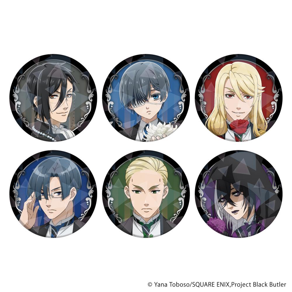 黒執事 -寄宿学校編-』ホログラム缶バッジ(57mm)アニメ01/BOX(全6種