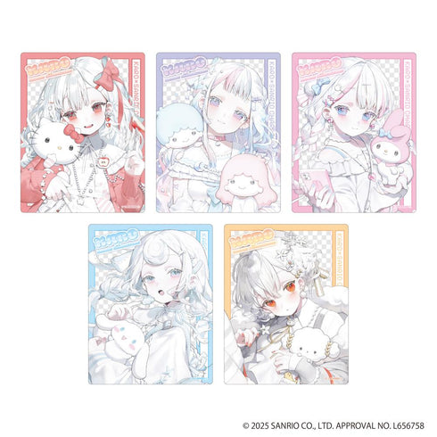 『夏炉×サンリオキャラクターズ』アクリルカード01/BOX(全5種)(コラボイラスト)