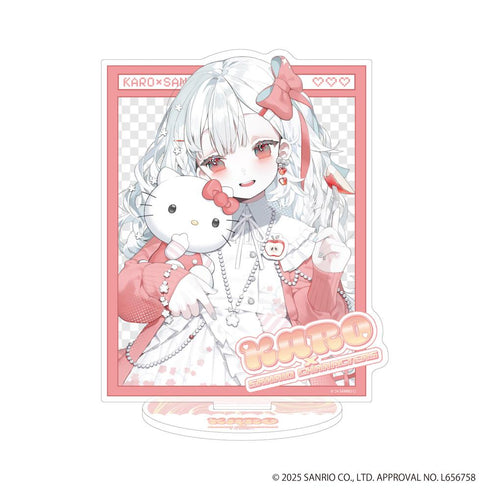 『夏炉×サンリオキャラクターズ』アクリルスタンド01/ハローキティ(コラボイラスト)
