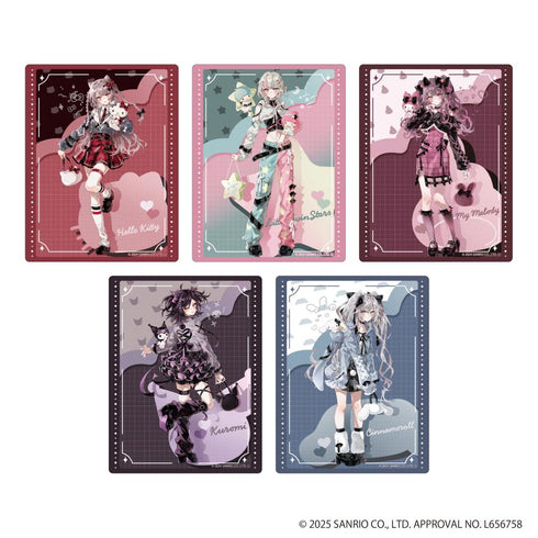 『あるてら×サンリオキャラクターズ』アクリルカード01/BOX(全5種)(コラボイラスト)