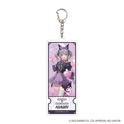『館田ダン×サンリオキャラクターズ』デカアクリルキーホルダー05/クロミ(コラボイラスト)