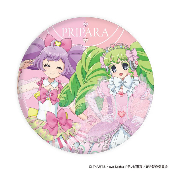 『プリパラ』缶バッジ01/らぁら&ファルル(描き下ろしイラスト)
