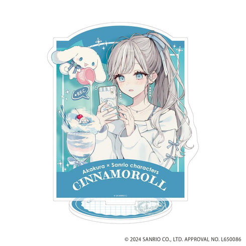 『赤倉×サンリオキャラクターズ』アクリルスタンド26/シナモロール(コラボイラスト)【202607再販】