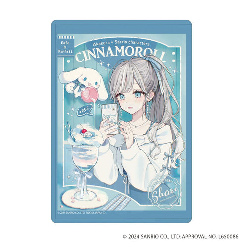 『赤倉×サンリオキャラクターズ』キャラクリアケース16/シナモロール(コラボイラスト)