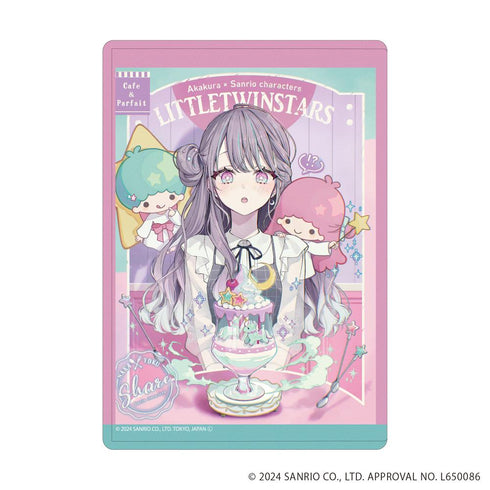 『赤倉×サンリオキャラクターズ』キャラクリアケース19/リトルツインスターズ(コラボイラスト)
