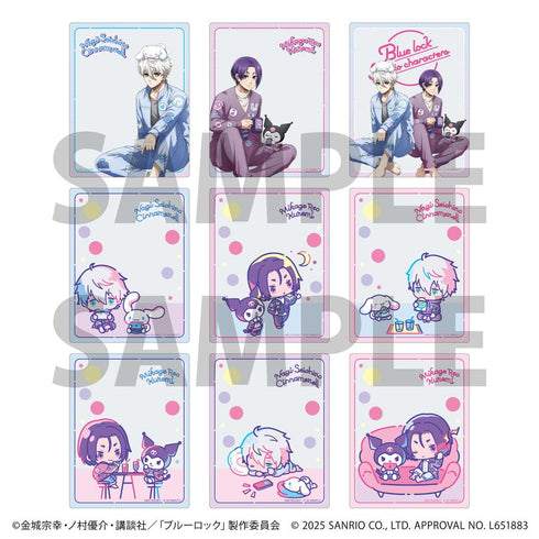 『ブルーロック×サンリオキャラクターズ』アクリルカード03/コンプリートセット(全9種)(コラボイラスト)