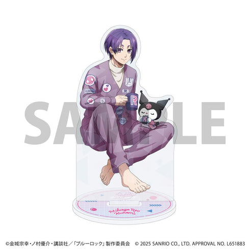 『ブルーロック×サンリオキャラクターズ』ホログラムアクリルスタンド02/御影玲王×クロミ(コラボイラスト)
