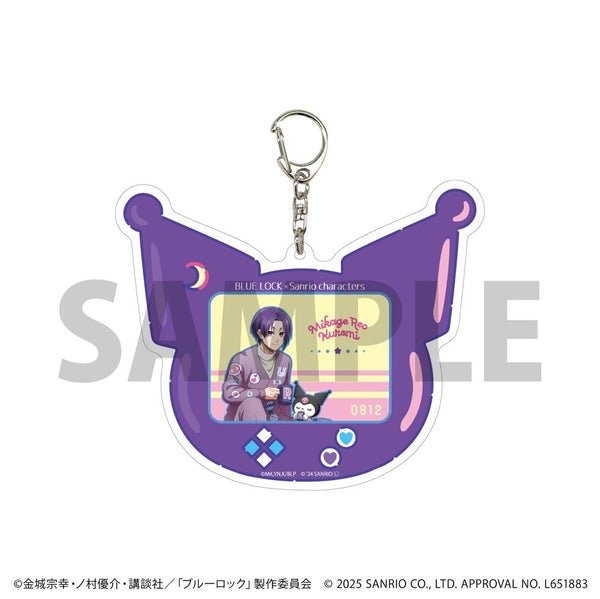 『ブルーロック×サンリオキャラクターズ』デカアクリルキーホルダー20/御影玲王×クロミ(コラボイラスト)