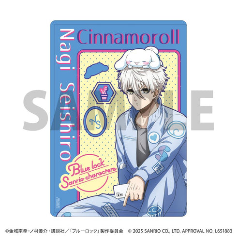 『ブルーロック×サンリオキャラクターズ』キャラクリアケース12/凪誠士郎×シナモロール(コラボイラスト)