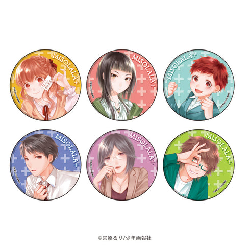 『みそララ+』缶バッジ01/BOX(全6種)(公式イラスト)