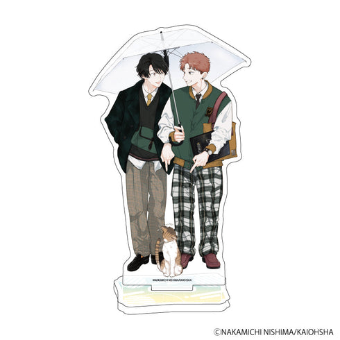 『仁嶋中道先生』アクリルスタンド01/「学生たちの初デートプラン@池袋」BLフェア(描き下ろしイラスト)
