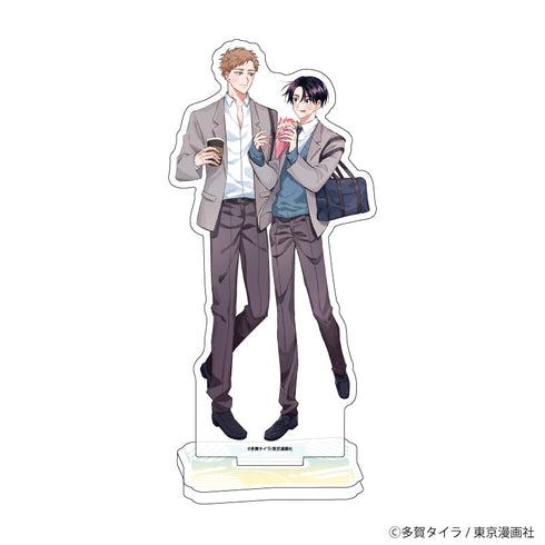 『多賀タイラ先生』アクリルスタンド01/「学生たちの初デートプラン@池袋」BLフェア(描き下ろしイラスト)