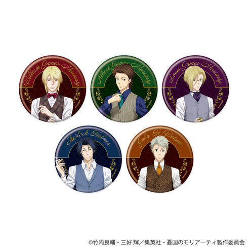 『憂国のモリアーティ』缶バッジ11/BOX(全5種)(公式イラスト)
