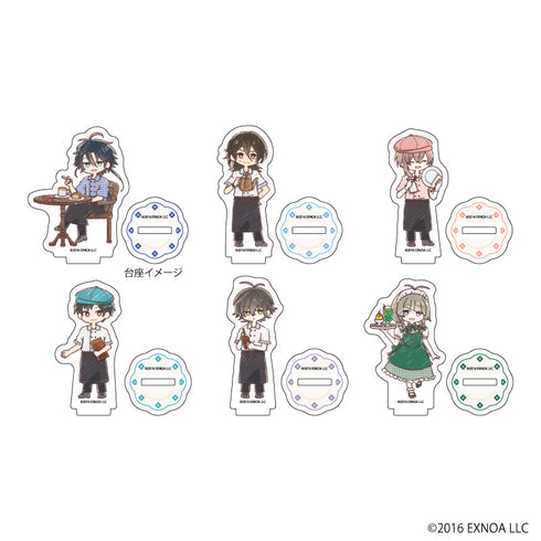 『文豪とアルケミスト』アクリルぷちスタンド16/カフェVer. A ブラインド(全6種)(グラフアートイラスト)【BOX】【202607再販】