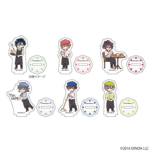 『文豪とアルケミスト』アクリルぷちスタンド17/カフェVer. B ブラインド(全6種)(グラフアートイラスト)【BOX】【202607再販】