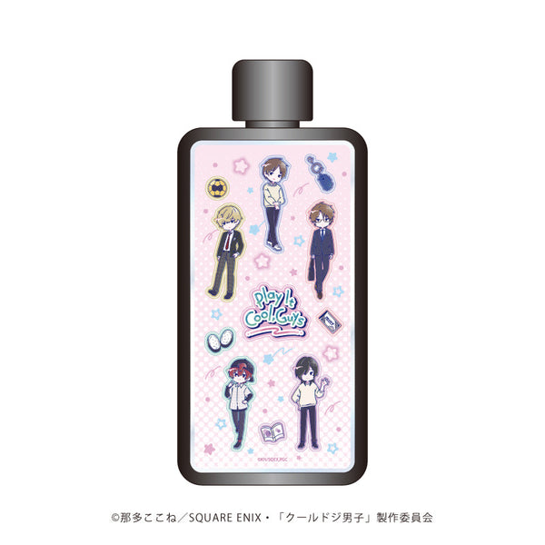 『クールドジ男子』フレームスクエアボトル01/集合デザイン(Candy artイラスト)