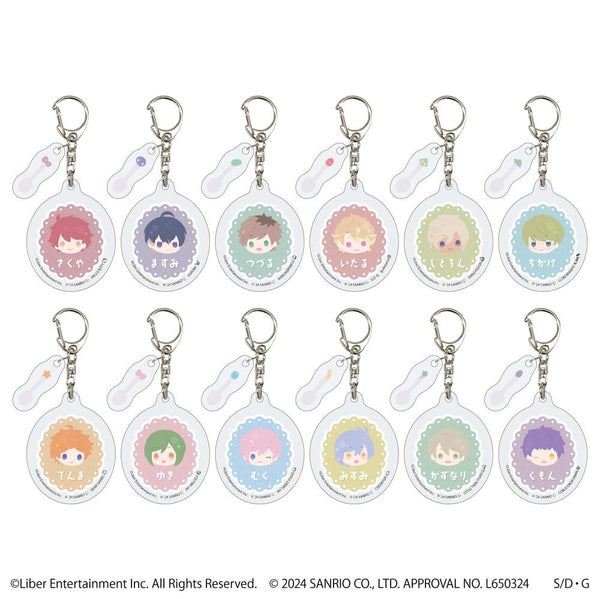 『A3!×Sanrio characters』パーツ付きアクリルキーホルダー01/S&S BOX(全12種)(ミニキャライラスト)