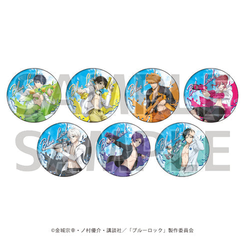 『ブルーロック』ホログラム缶バッジ(57mm)02/水着ver. ブラインド(全7種)(描き下ろしイラスト)【BOX】【202608再販】