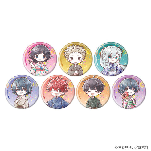 『薫る花は凛と咲く』缶バッジ13/浴衣ver.BOX(全7種)(グラフアートイラスト)