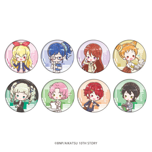 『アイカツ!』缶バッジ08/オフィスガールver. BOX(全8種)(グラフアートイラスト)