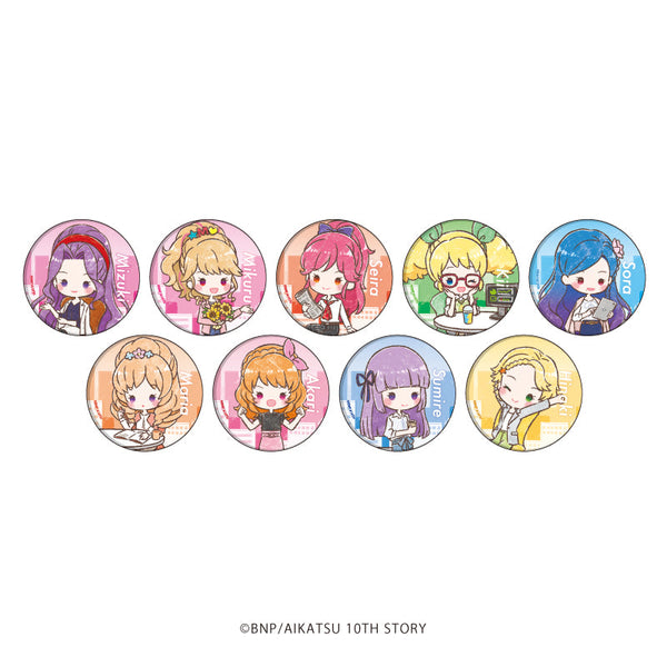 『アイカツ!』缶バッジ09/オフィスガールver. BOX(全9種)(グラフアートイラスト)