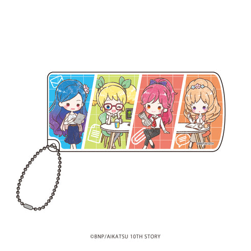 『アイカツ!』スライド式小物ケース13/セイラ&きい&そら&マリア オフィスガールver.(グラフアートイラスト)