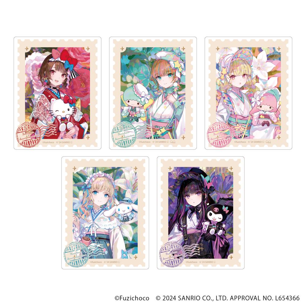 藤ちょこ×サンリオキャラクターズ』アクリルカード01/BOX(全5種