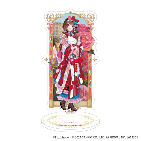 『藤ちょこ×サンリオキャラクターズ』アクリルスタンド01/ハローキティver.(コラボイラスト)【202607再販】