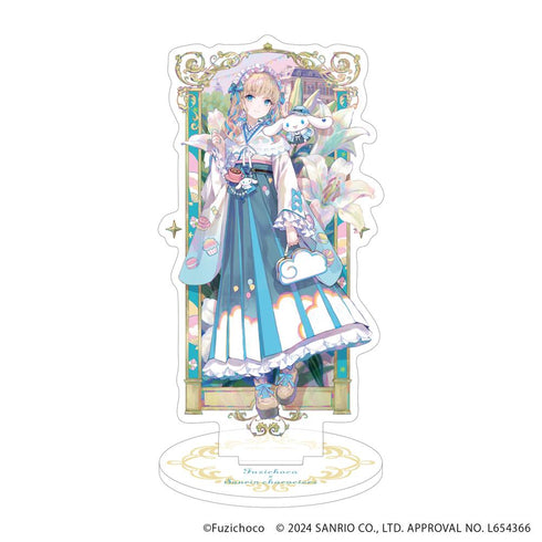 『藤ちょこ×サンリオキャラクターズ』アクリルスタンド04/シナモロールver.(コラボイラスト)【202607再販】