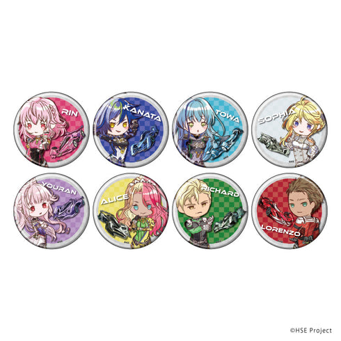 『ハイスピード エトワール』缶バッジ01/BOX(全8種)(グラフアートイラスト)