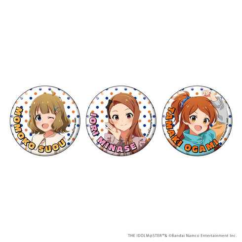 『アイドルマスター ミリオンライブ!』缶バッジ3個セット03/私服ver.(描き下ろしイラスト)