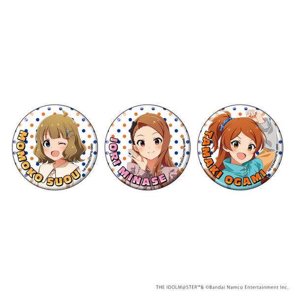 『アイドルマスター ミリオンライブ!』缶バッジ3個セット03/私服ver.(描き下ろしイラスト)