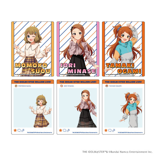 『アイドルマスター ミリオンライブ!』アクリルカード02/私服ver. BOX(全6種)(描き下ろしイラスト)