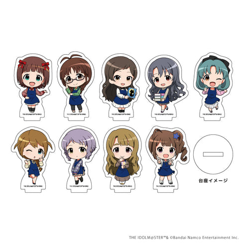 『アイドルマスター ミリオンライブ!』アクリルぷちスタンド02/エプロンver. BOX(全9種)(ミニキャライラスト)